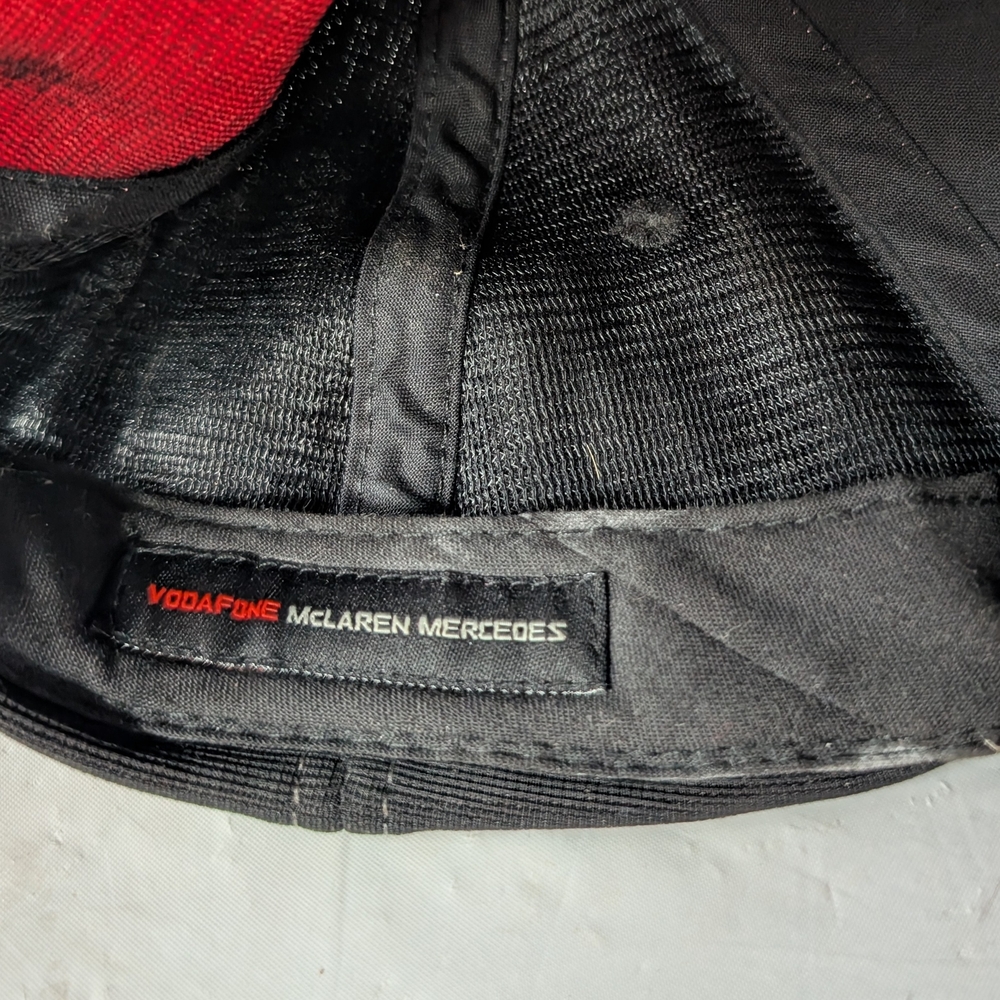 Vodafone McLaren Mercedes Cap Men's One Size Formula 1 Racing Orange & Black - Picture 9 of 10